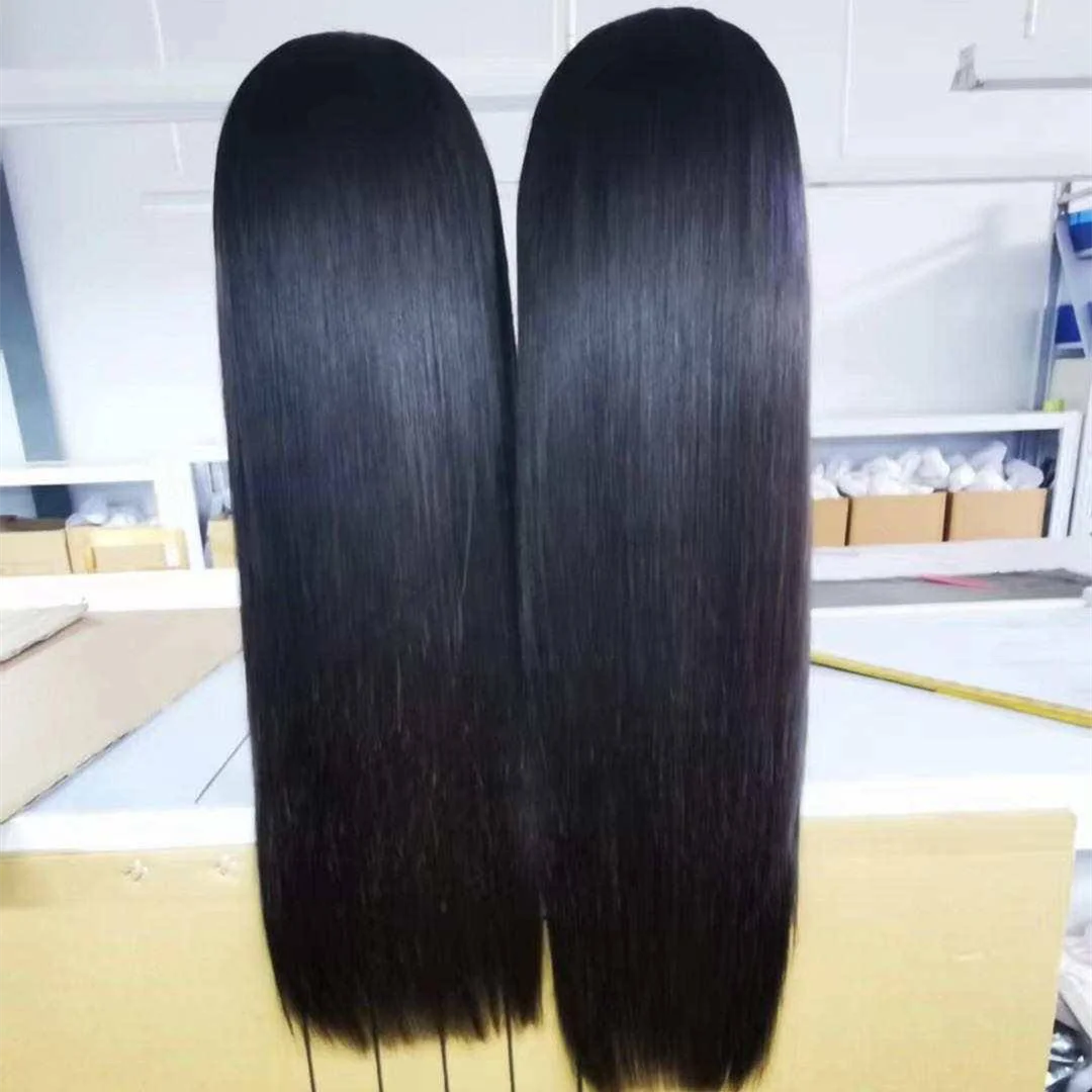 Wholesale Cuticle Aligned Raw Hair Human Wigs Double Drawn 13x4 Lace Frontal Vietnamese Hair Straight Virgin Human Hair Wigs