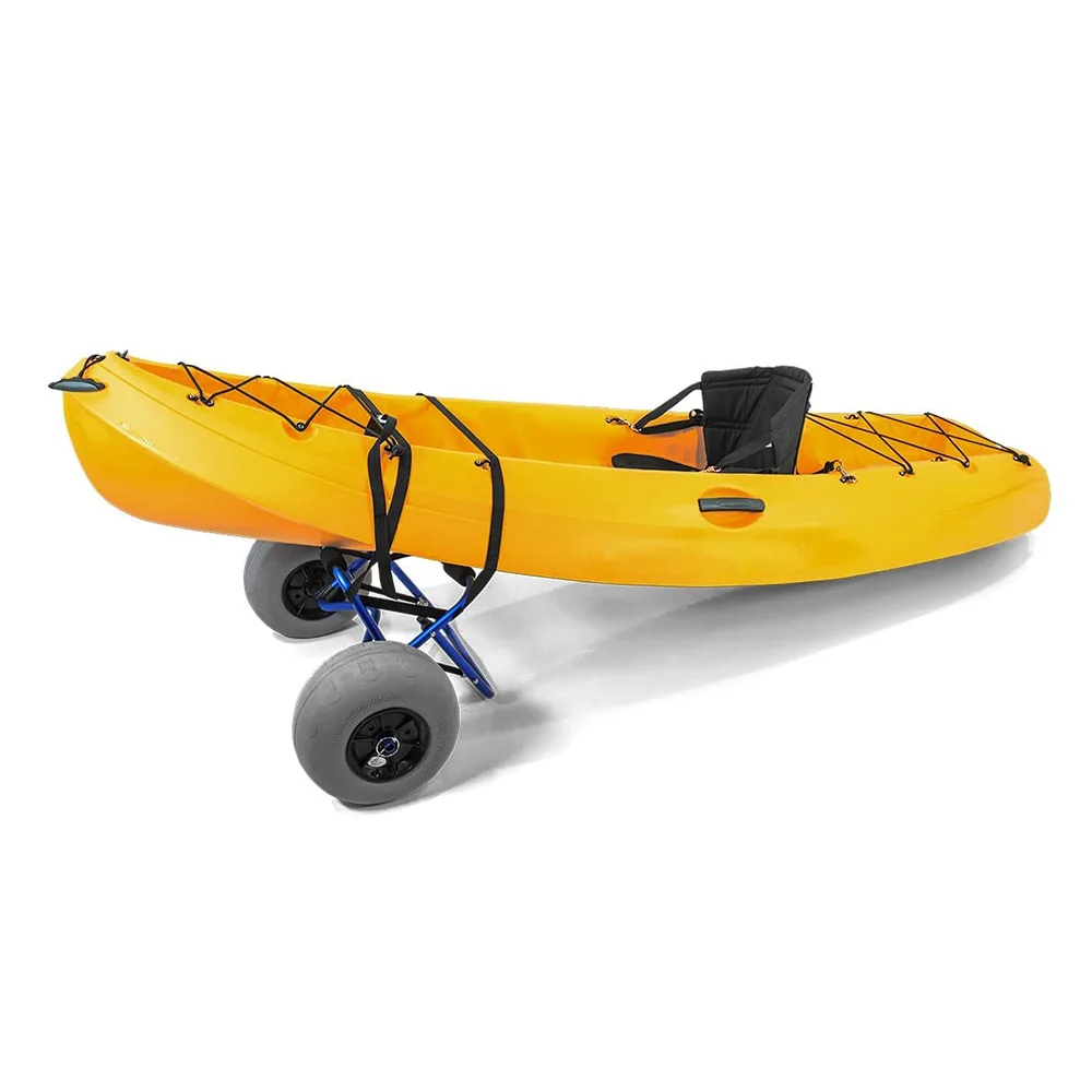  Ballonn колесами Тележка Для Каяка Heavy Duty Буле алюминиевая рама 12 дюймов Pu Лодочный
