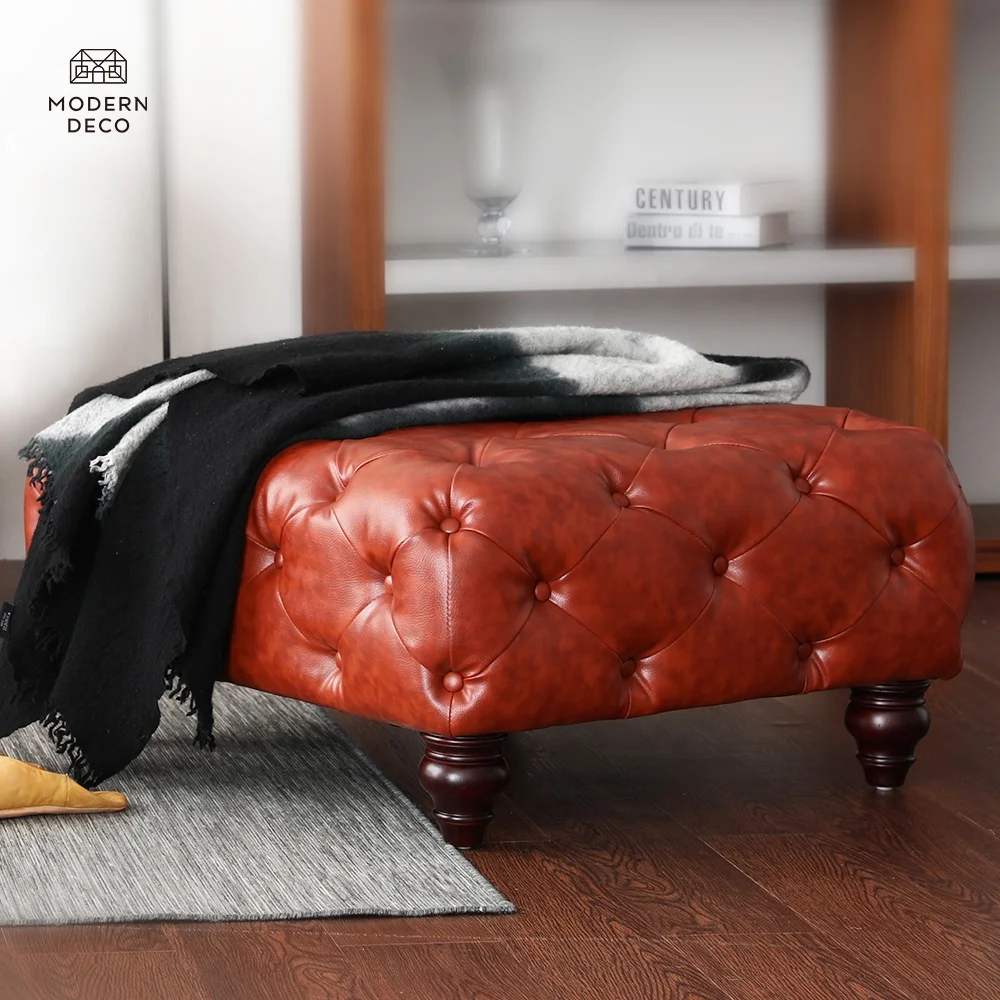 velvet ottoman foot rests stool footstool pouf