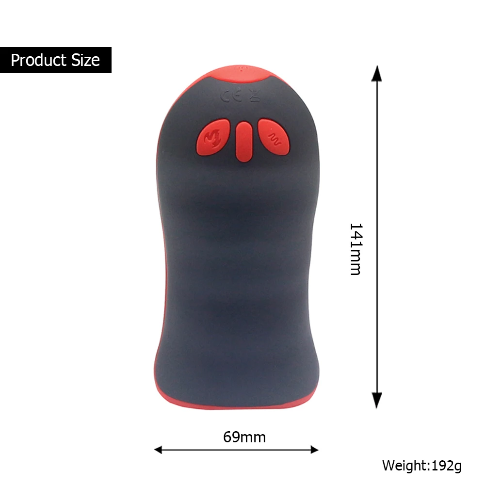 
10 Vibration Modes Intelligent Heating Function Masturb Vagina Sex Toy For Man Cup 