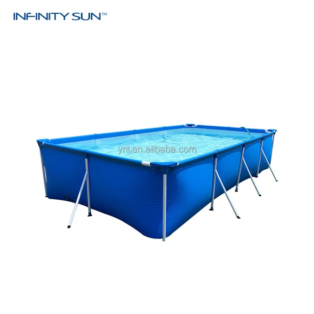 Металлическая рама Infinity Sun наземный плавательный бассейн прямоугольный детский