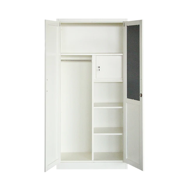 Stahl garderobe kleiderschrank szafa almirah дизайн 3 двери одежды шкаф для lemari pakaian besi