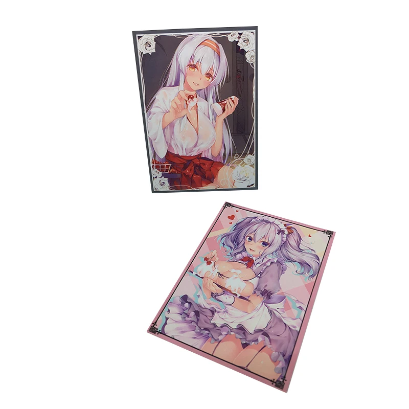 Board Game Anime Art Sexy girl sleeves Trading Card Protector Yugioh Mtg Sleeves