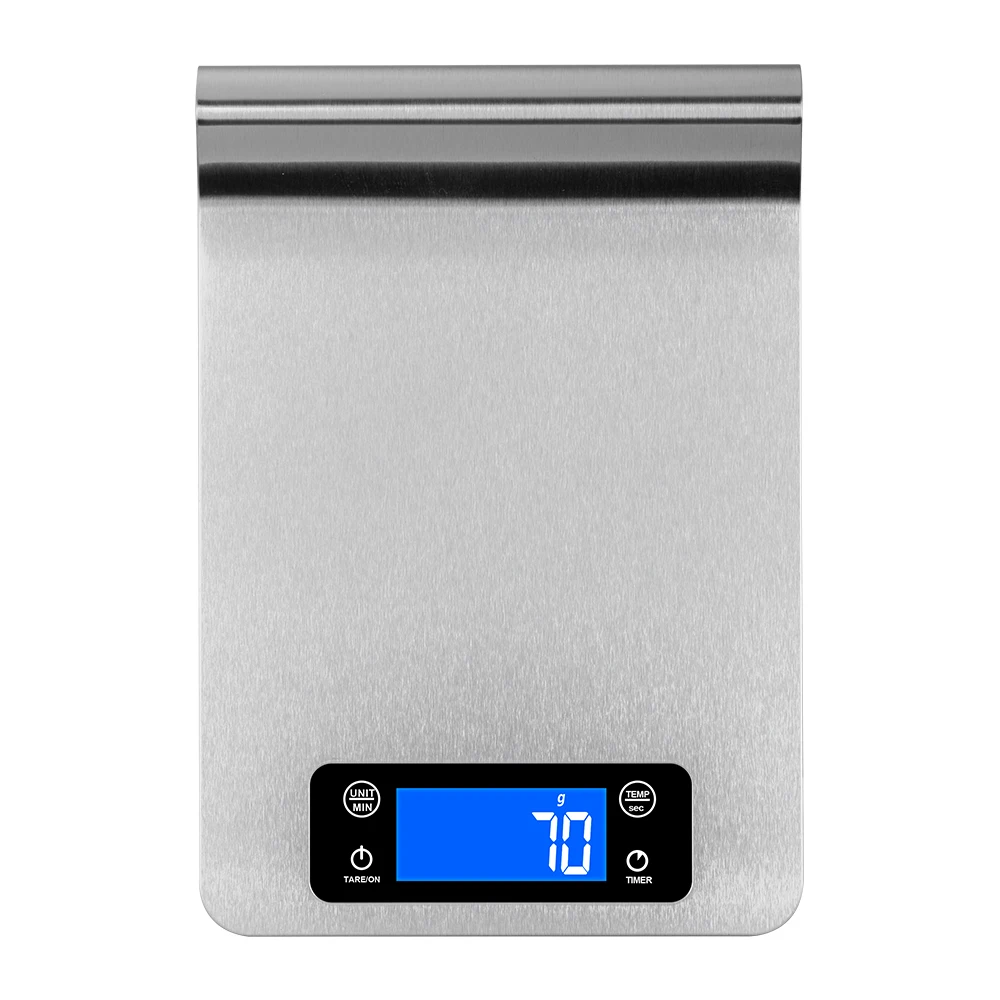 5kg Factory Supply Hot Selling Stainless Kitchen Scale Digital Kitchen Digital Scale Food Weight Scale Digital Display Rectangle