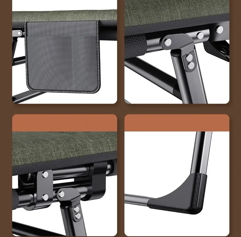 Customization Adjustable Portable Camping Bed Foldable Soft Bed Outdoor Sleeping Bed