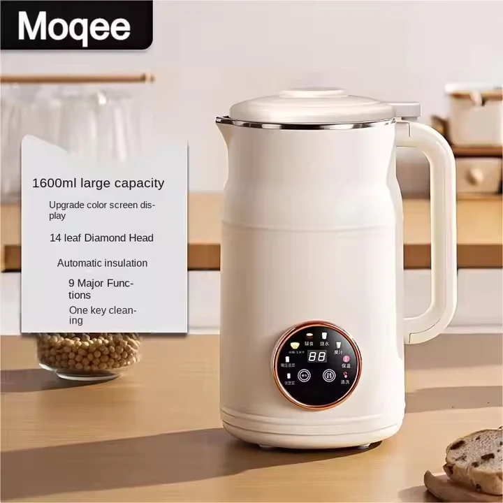 High quality Fully Automatic Large Capacity Soymilk Machine Household Mute No Dregs  Multifunctional for 1-2-5-6 People