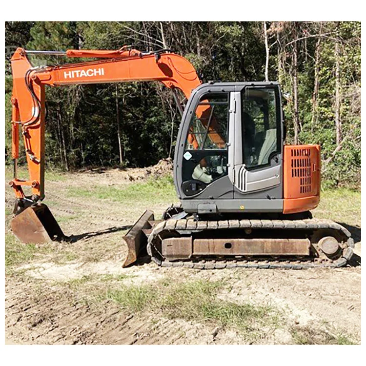 Original 7.5 ton hitachi ex75ur for sale ex75 EX75UR-5 used excavator ZX75 ZX 75 with Isuzu injection engine on sale