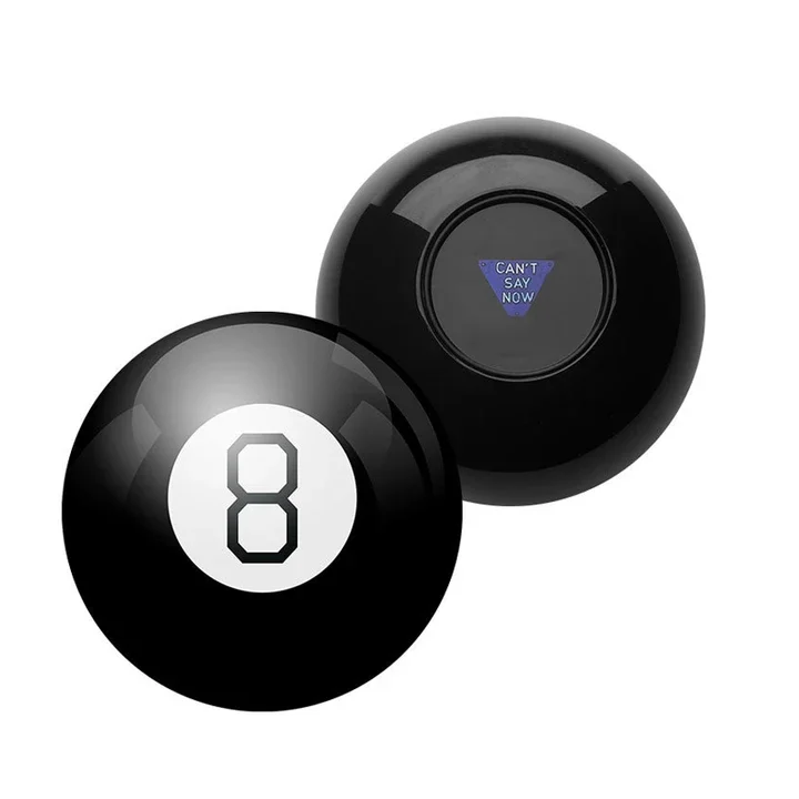 10CM Magic Ball Prophecy Ball Magic Ball Black 8 Magic Props New Strange Gift Toy