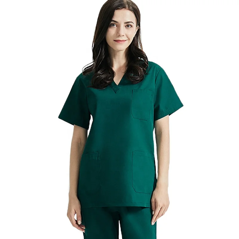 Customized Scrubs Multi Color Anatomy Short Sleeve Womens Medical Uniforms Scrub Sets Dental Clinic Baby Hospital Outfit