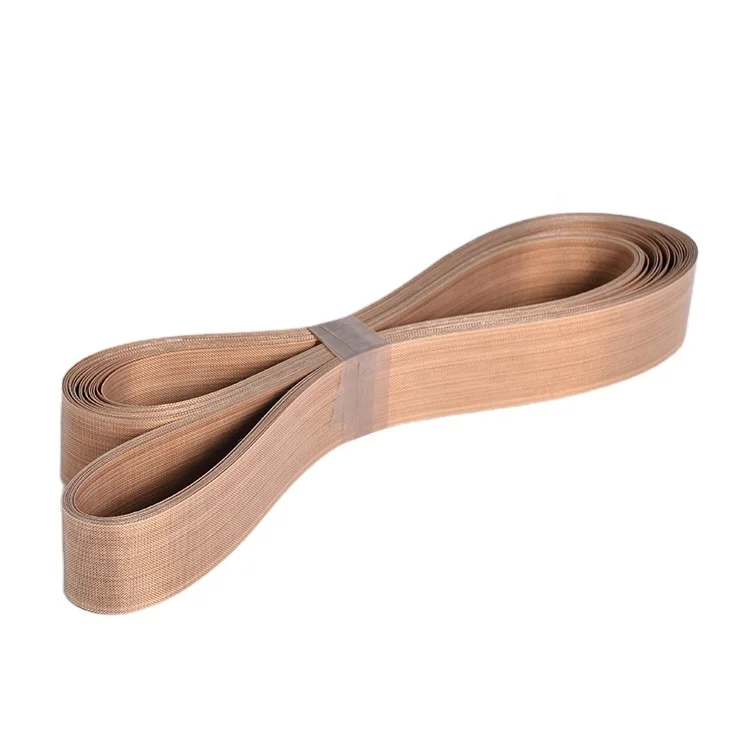 Manufactures Ptfe Conveyor Fiberglass Belt ptfe seamless fusing belt