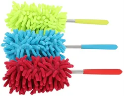 Microfiber Extendable Hand Dusters Washable Dusting Brush with Telescoping Pole for Cleaning Car, Computer, Air Conditioning