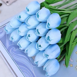 Beauty real touch flowers latex tulips artificial flower bridal decoration artificial flowers for wedding