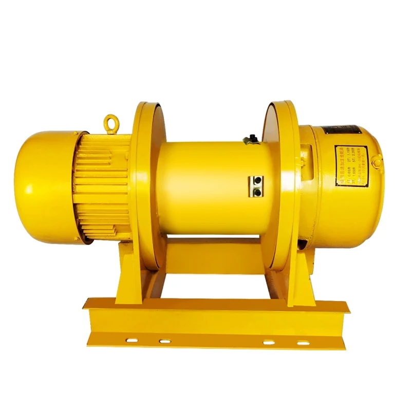 
Factory Direct Price Red/yellow/blue/customizable Electric Wire rope hoist winch 