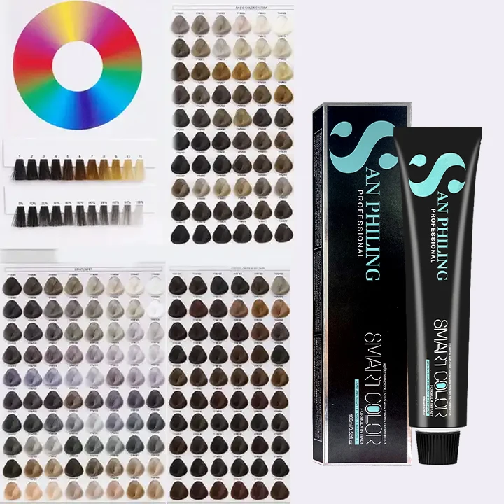 Italian Professional Permanent Hair Dye Color Ammonia Free With Argan Oil & Cocoa Butter