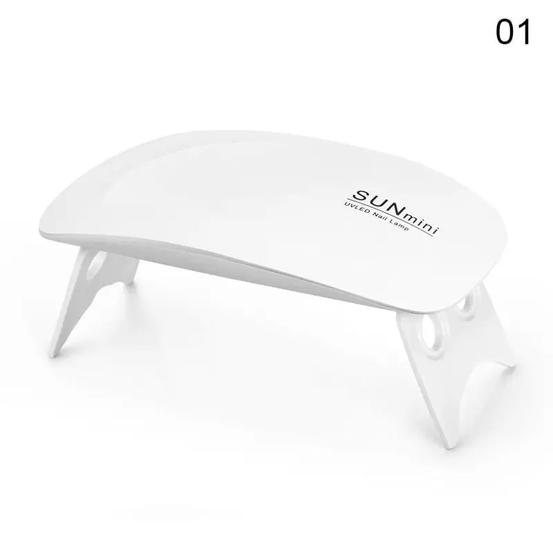 Горячая Amazon светодиодный сушительный прибор для ногтей, мини-гель для ногтей лампа портативный леча свет в течение 6 Вт Защита от солнца УФ-лампа Светодиодная настольная лампа