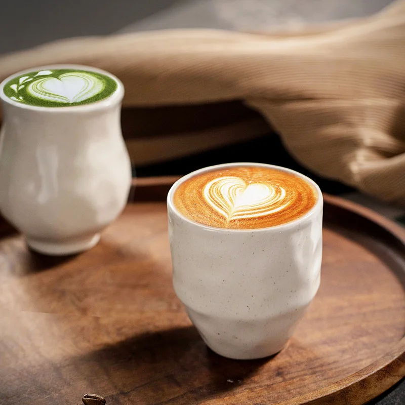 Oman Arab Emirates Kuwait Text Coffee Cups Handmade Custom Logo Saudi Arabic Text Ceramic Water Coffee Tea Mug Cup