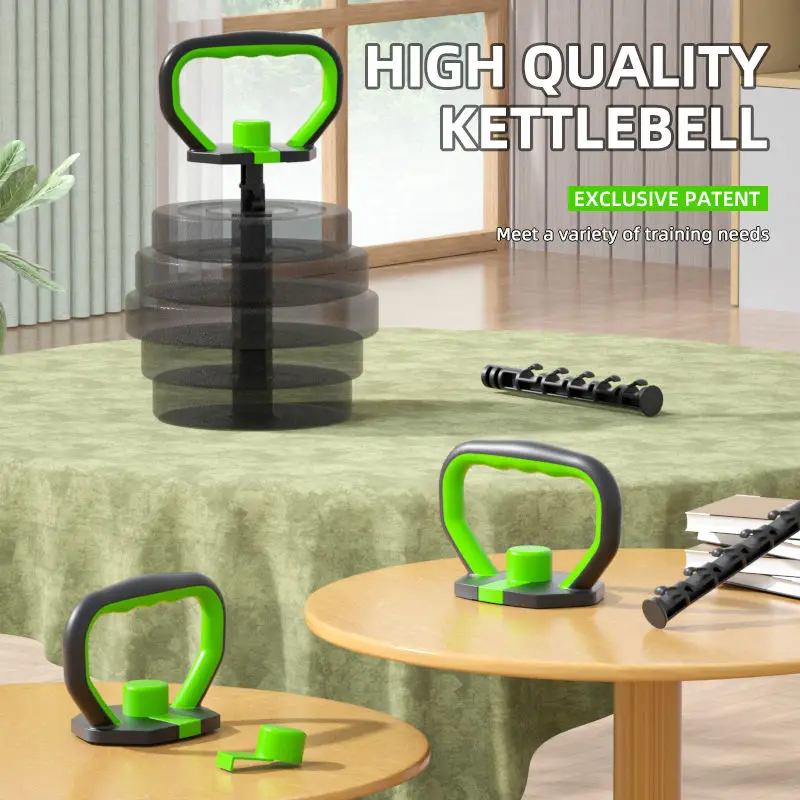 fitness training Home Gym free weights adjustable kettlebell Push-up stand Kettlebell pole kettlebell handle for dumbbell