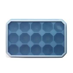 Amazon hot 15 cavity mini tiny diamond food grade silicone ice cube tray