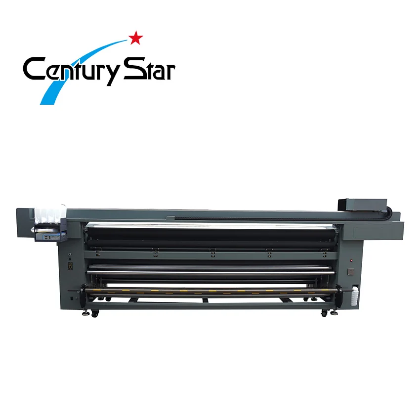 I3200 Head Direct to Fabric Flag Banner Display Stand Digital Printer Wide Format Integrated Textile Sublimation Inkjet Printer