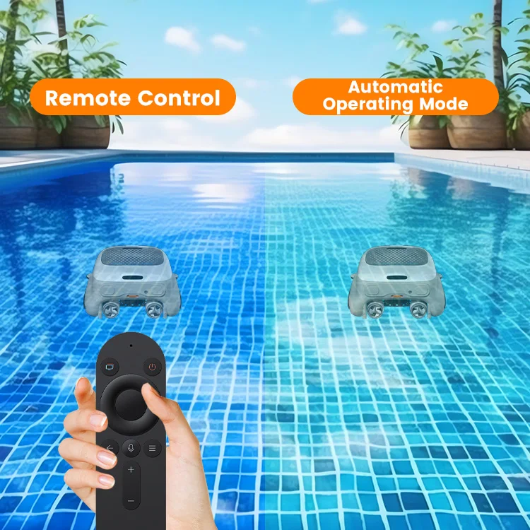 New Design Wireless Swimming Pool Surface Cleaning Skimmer Robot