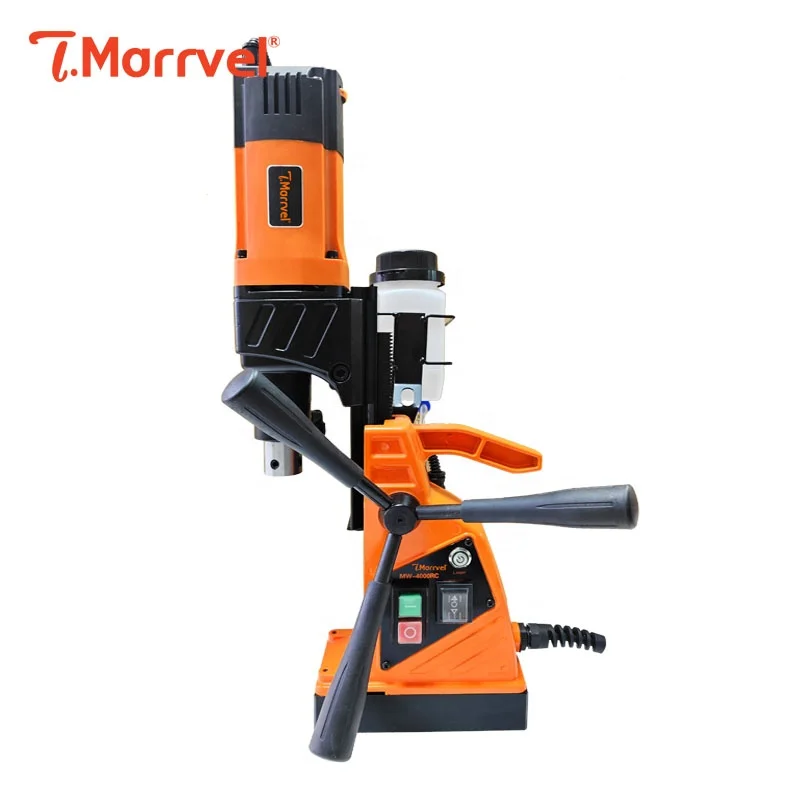 Portable Magnet Drill Engineering 220V High Power Industrial Multifunctional Magnetic Core Drill Adjustable Speed Magnetic Drill