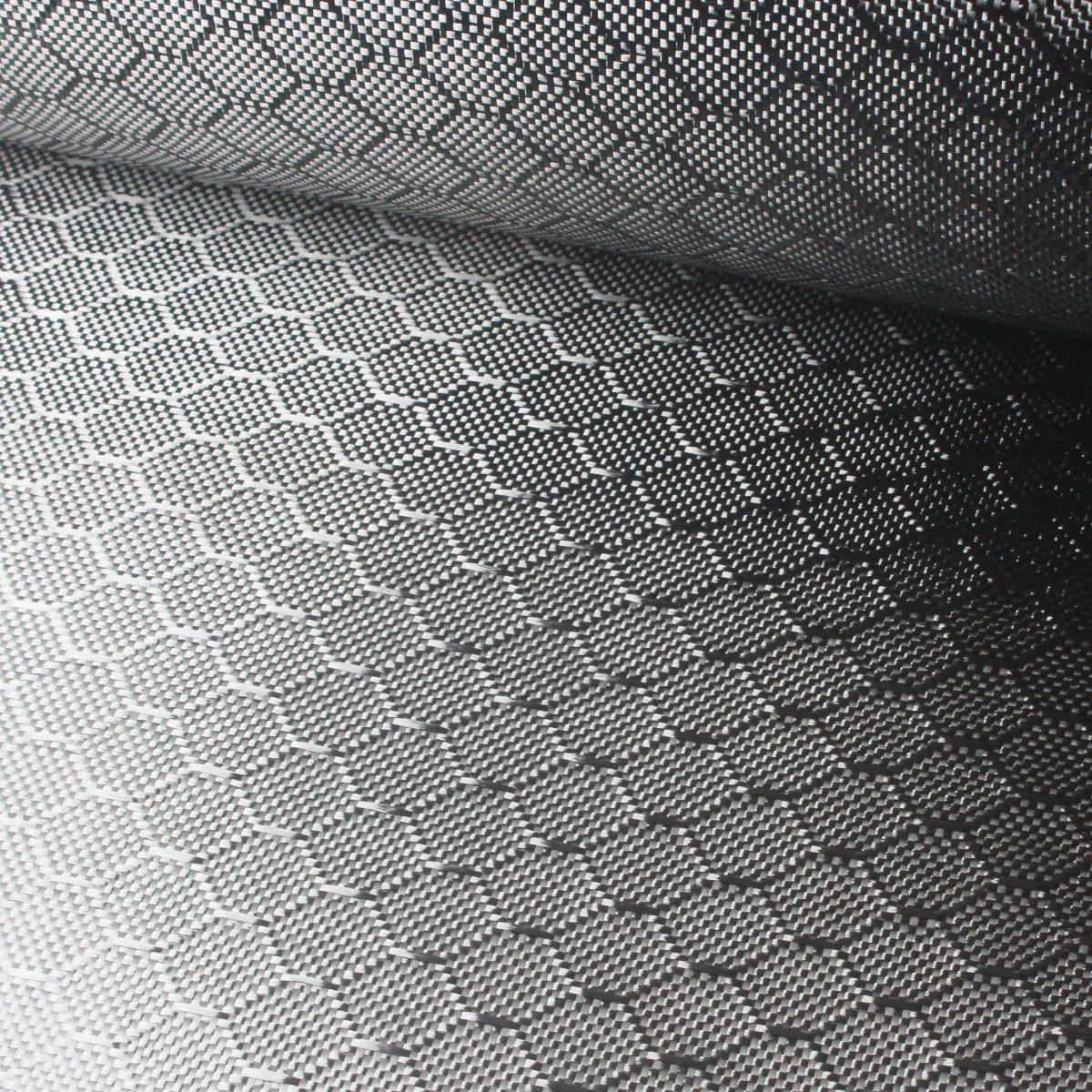 3K 240gsm Black Colour Hexagonal Carbon Fiber Fabric