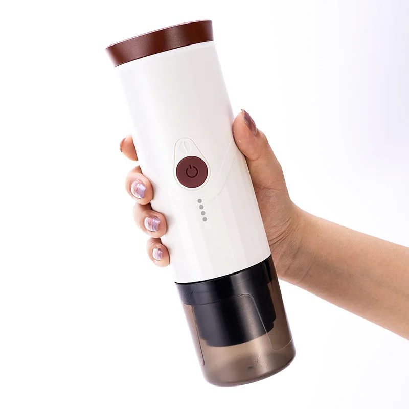 TK03 Automatic Mini Coffee Machine 20 Bar Rich Coffee 2 1 OEM English Aluminum Business Coffee Maker