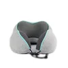 Customizing Foldable U Shape Twist Pillow Neck Support Airplane Inflatable Traveling Sleeping Neck Pillow Memory Foam Pillow 60