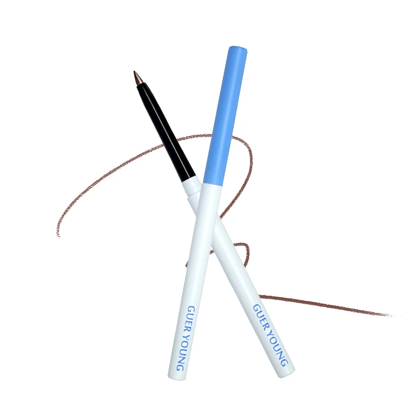 double head makeup Gel  eye liner with fashion waterproof lasting eye liner pencil eyeliner stencil Gel eyeliner Pencil