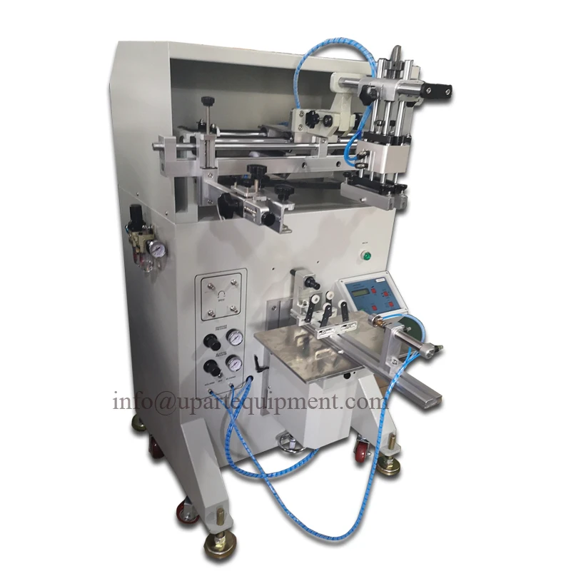 Automatic Flatbed and Round Silk Screen Printing Machine Square Bottles Screen Printers Cylinder Serigraphy Machine For Sale