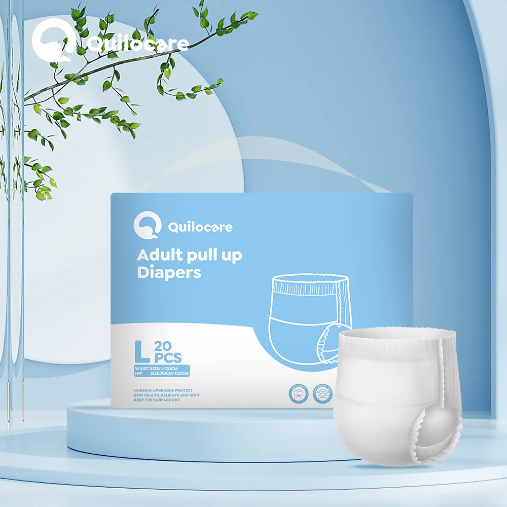 Premium Quality Hospital Home Overnight Use Disposable Adult Pant Diaper Super Thick Elderly Adult Training Diaper Pull Up