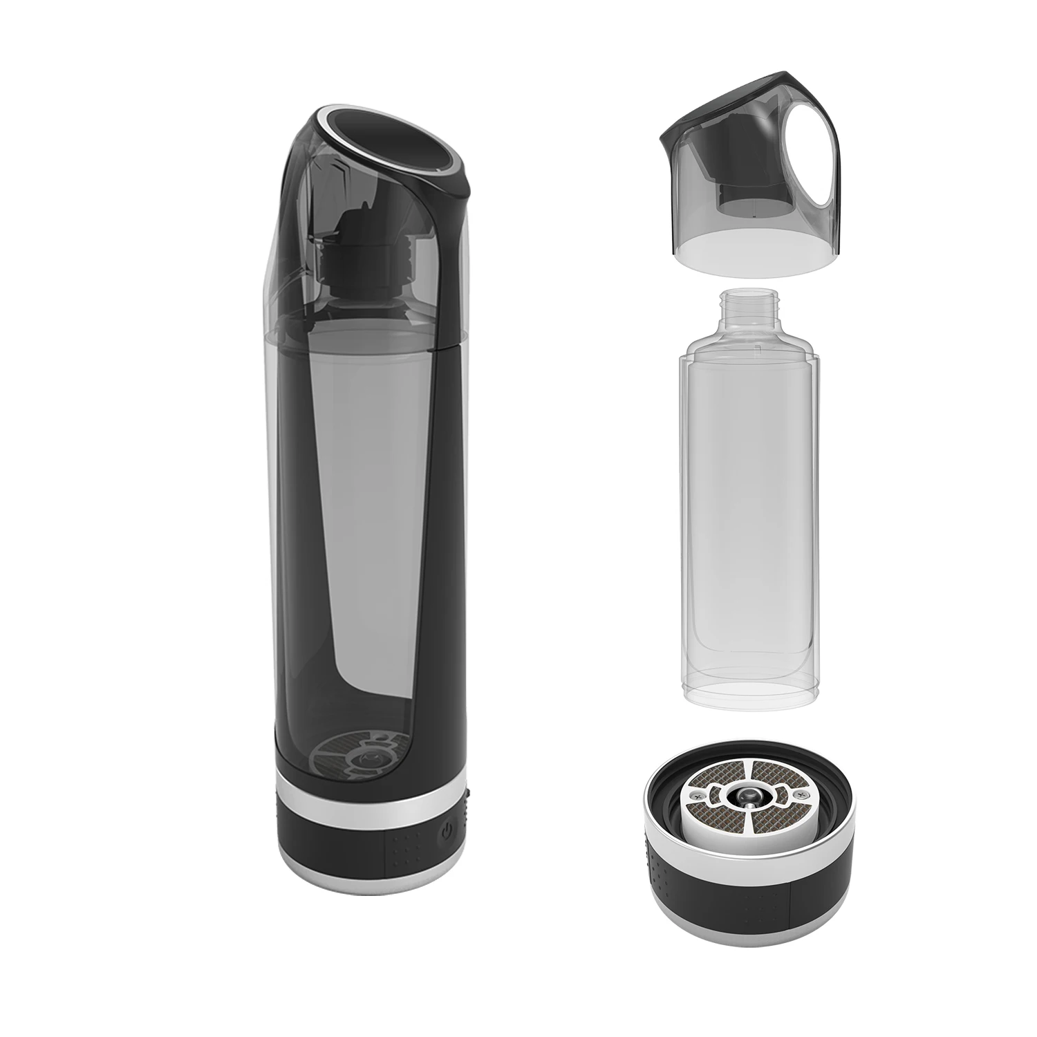 OLANSI H10 Hydrogen Rich Bottle High PPB Water Bottle ABS Portable Sporting Filter Alkaline Hydrogen Water Bottle