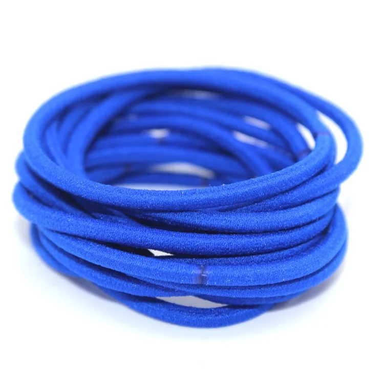 50*3mm High Elasticity Elastic Hair Bands Cute Candy Color No Hurt Hair Soft Ponytail Holders Hair Ties Bobbles For Girls Kids
