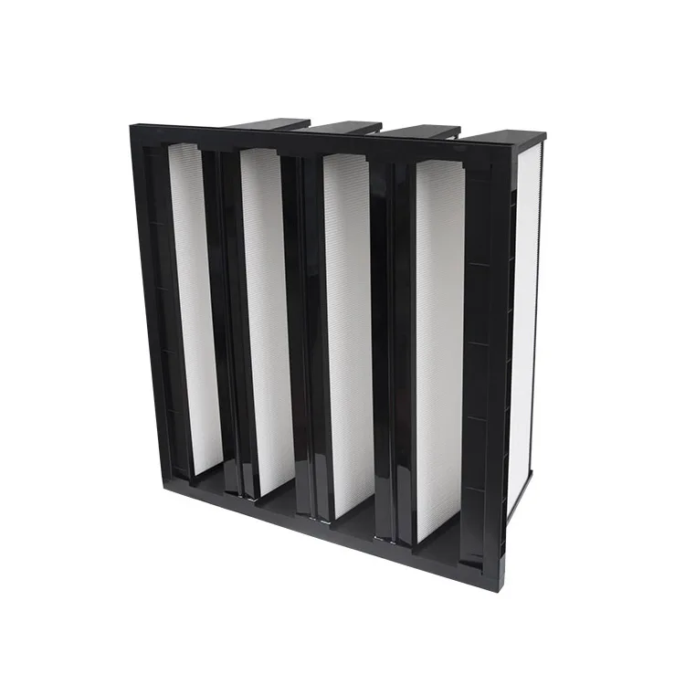 AVC System H12 HEPA Filter Air Conditioner Air Filter  HEPA V-Bank Filter Micro Glass Fiber Media H13/ H14 Replacement