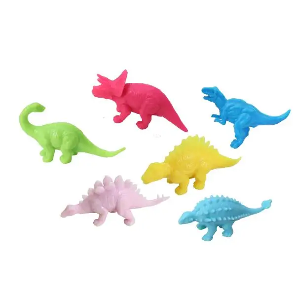 Assorted Vinyl Plastic Figure Toys Promotional Gift Mini Dinosaur Toy Set for Dino Party Favor Supplies Birthday
