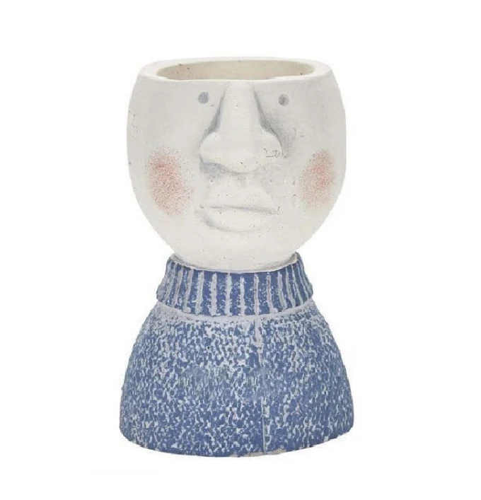 
 Новый стиль, бетонная головка, цветочный горшок, горшки для растений с лицом, суккулентные цветочные горшки и кашпо, человеческие горшки для лица, агент по производству растений  