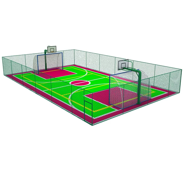 
CE certificated gymnastic trampoline playground for basketball playground 