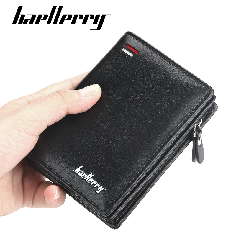 Оптовая продажа бумажник baellerry с передним карманом для мужчин многофункциональный зажим денег из искусственной кожи держатель карт и ключей маленький