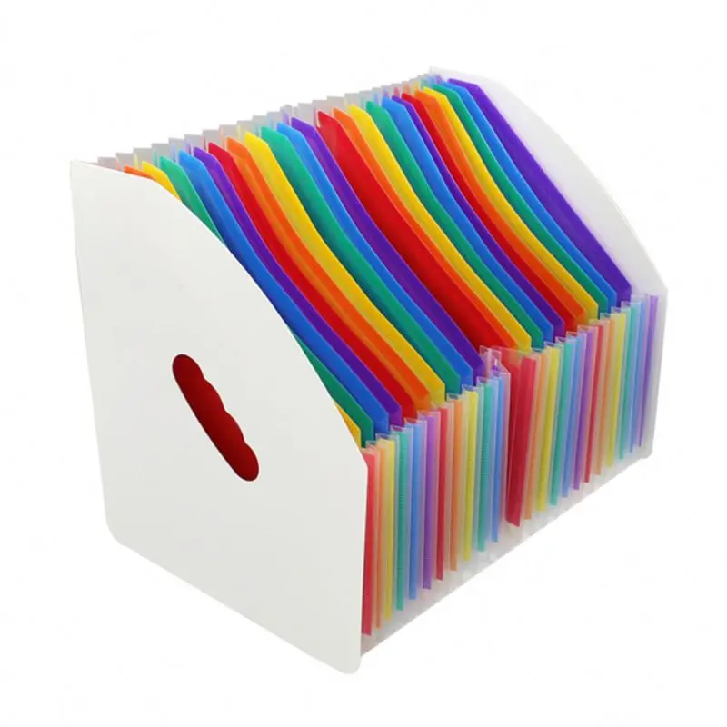 Plastic 2 Ring File Folder A4 Size Removable White Labels Translucent Pp L-Shape Document Bag Leather With Closure Button