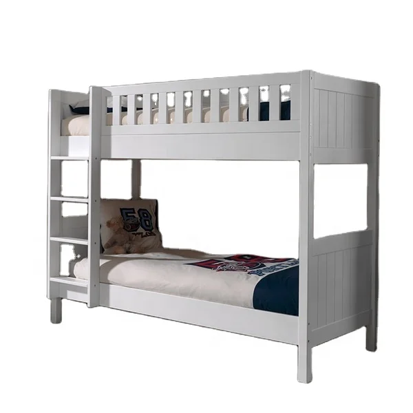 EN747 Passed No. 1523 High Quality Modern Design Wood Bunk Bed Pine Bedroom Furniture for Kids
