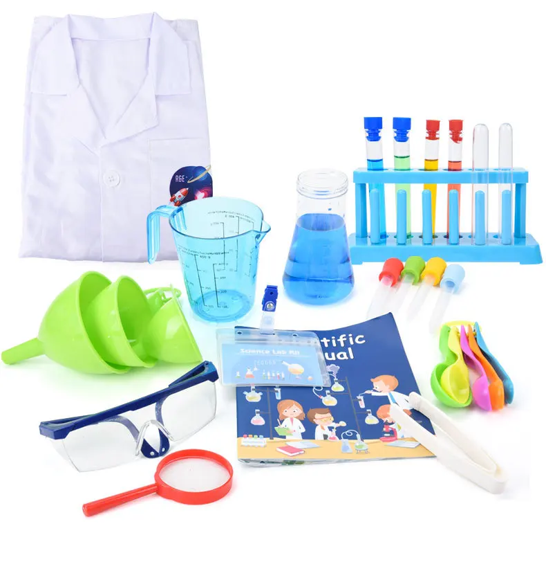 28 Pcs Science Experiment Toy Set Handmade Science Experiment Kit Educational Chemical Experiments For Children Kids Toys