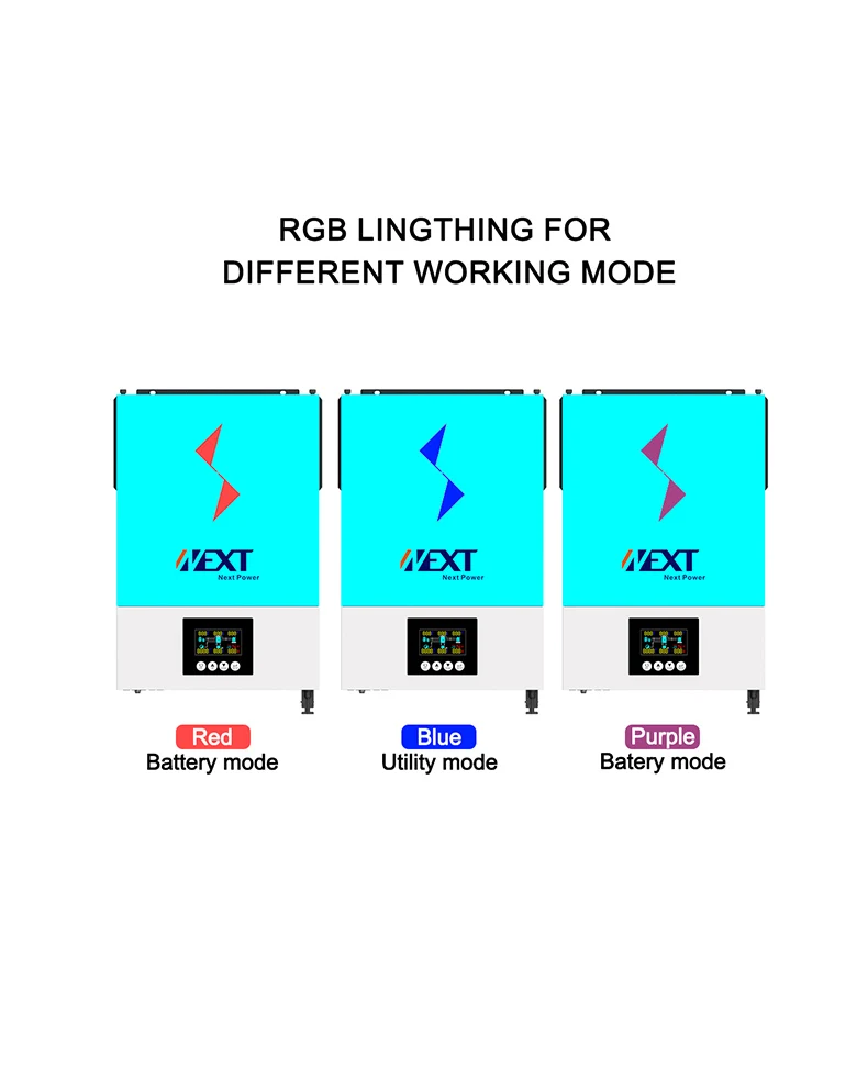 NEXT Solar Inverter Victor NM-IV 3kw 4kw  6kw On/Off Grid Solar Inverter and max 140A  mmpt  With  WIFI  Manufacturer