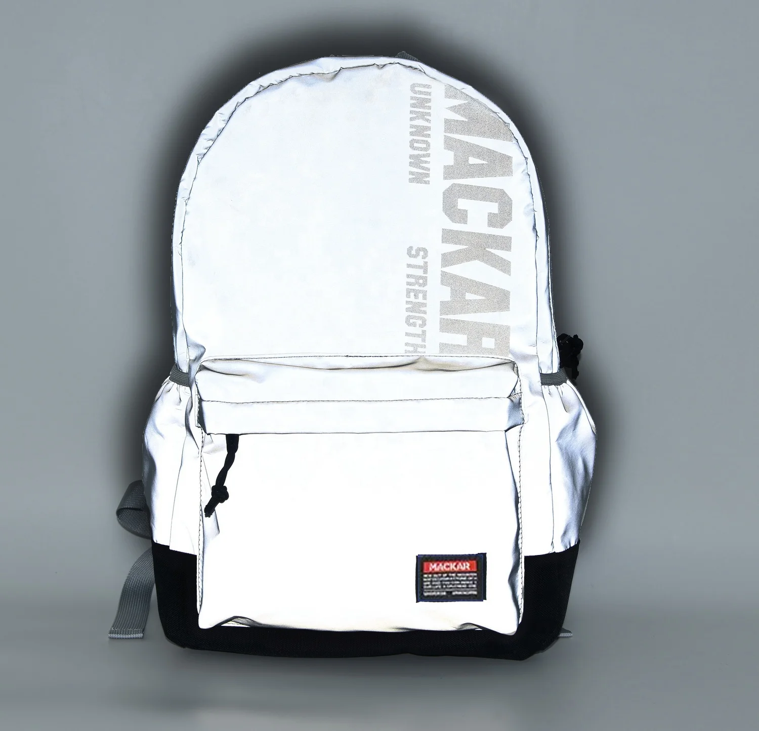 2024 Unisex Customized Lightweight Polyester Waterproof Reflective Backpack Sports casual Fashion Backpack