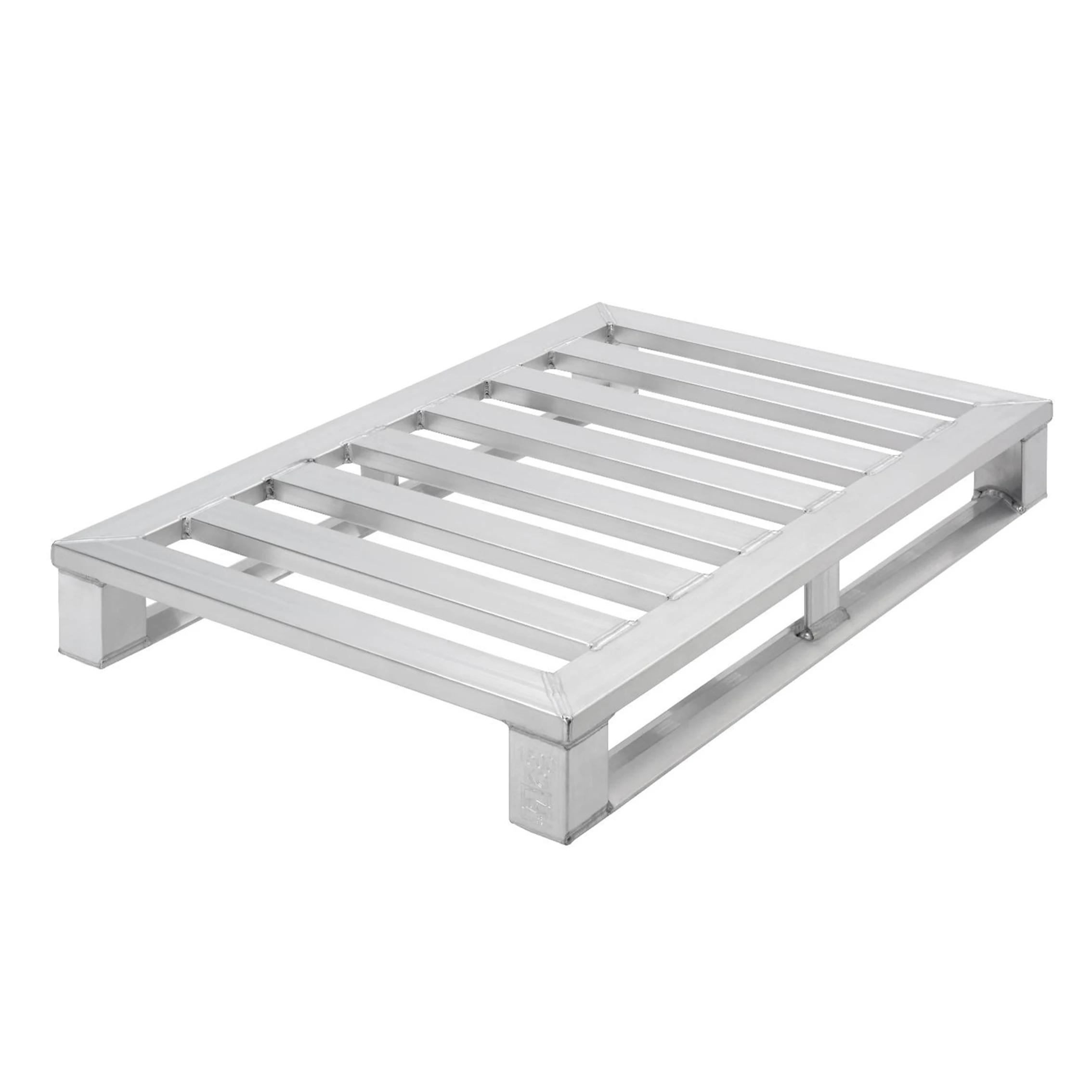 Manufacture Heavy Duty Steel Cage metal pallet Aluminum  4-way pallet