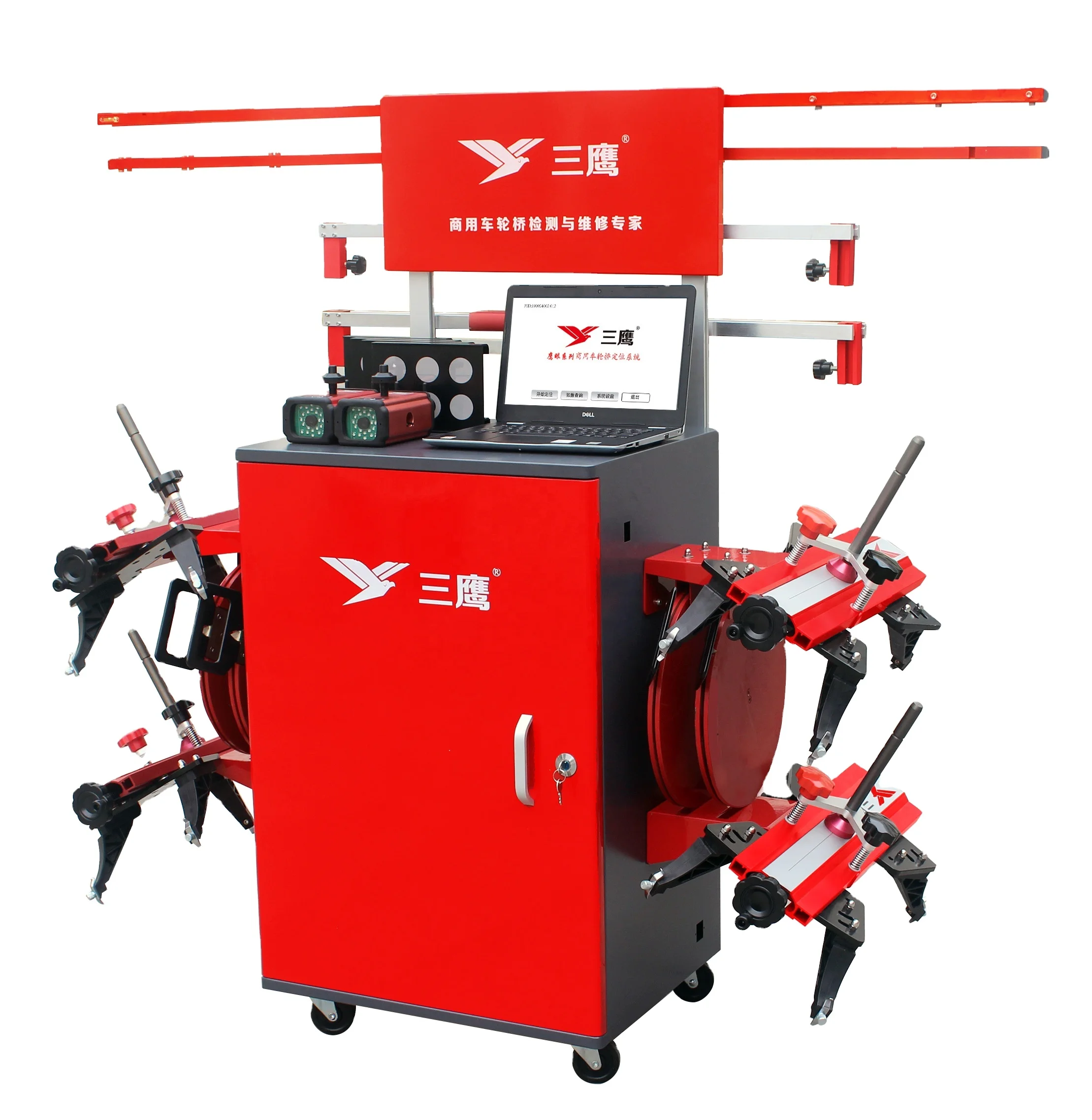 Eagle eye Type Truck Wheel axle Alignment Machine Match Garage 3d Wheel Aligner