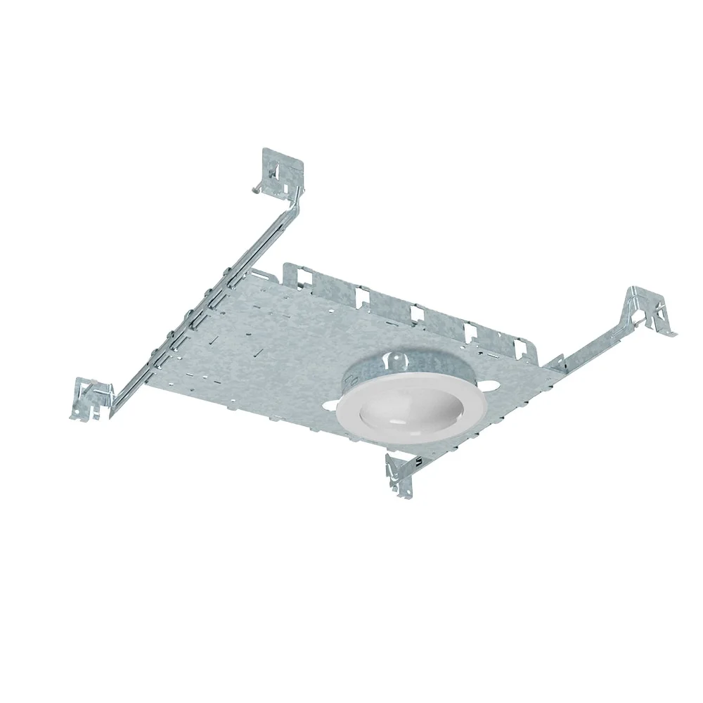 4Inch New Construction Indoor Decoration LED Round Shape Recessed Mounted Frame Combination For Commercial Lighting