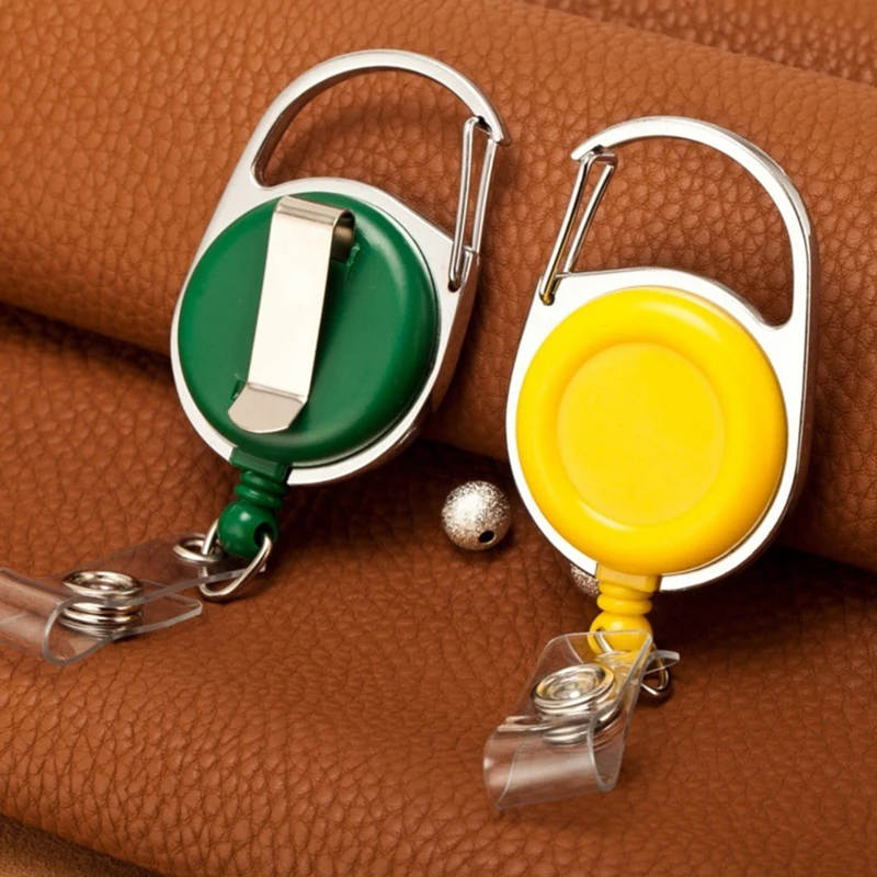 hook  clip yoyo badge reel key holder