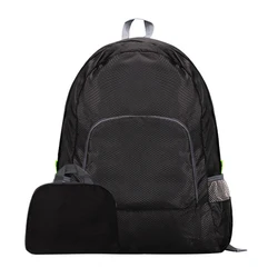 Fb001 Custom Logo 30 Low Moq promotional school back pack Nylon Packable Daypack Light Weight Foldable Backpack Waterproof