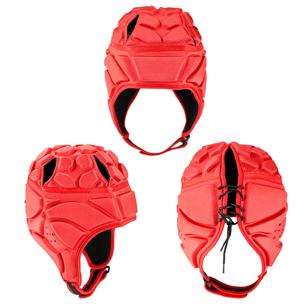 Sports Safety Eva Shockproof Headgear Protective Helmet Protector Pad Adjustable Rugby Helmet
