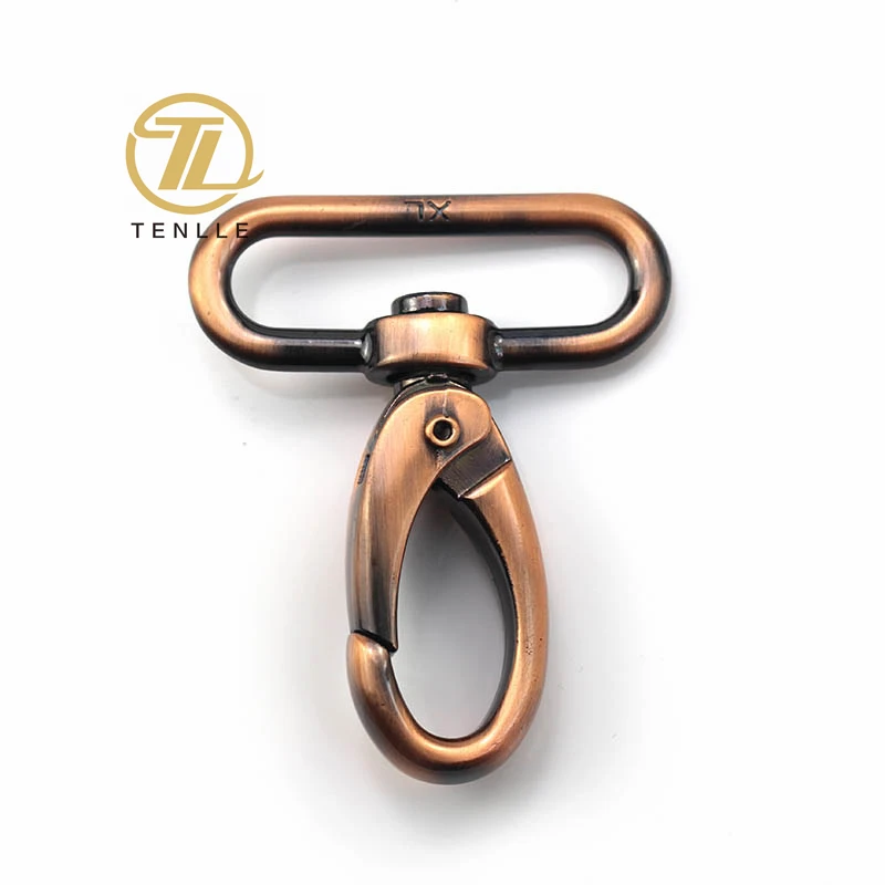 Snap Hook Luggage Bag Buckle Lobster Clasps Red Bronze Dog Buckle Snap Hook For DIY Sewing Handmade Handbag